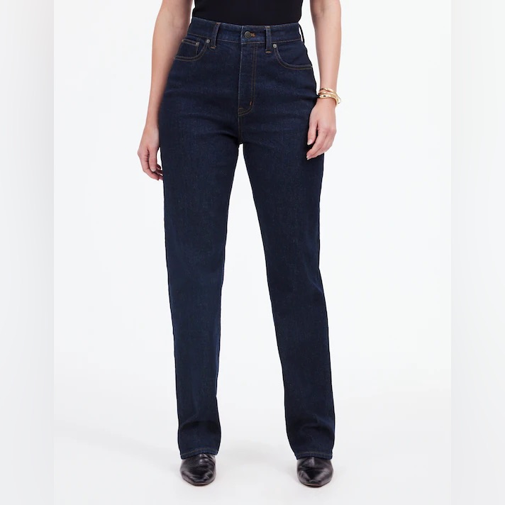 Madewell The Petite Curvy '90s Straight Jean Size 25